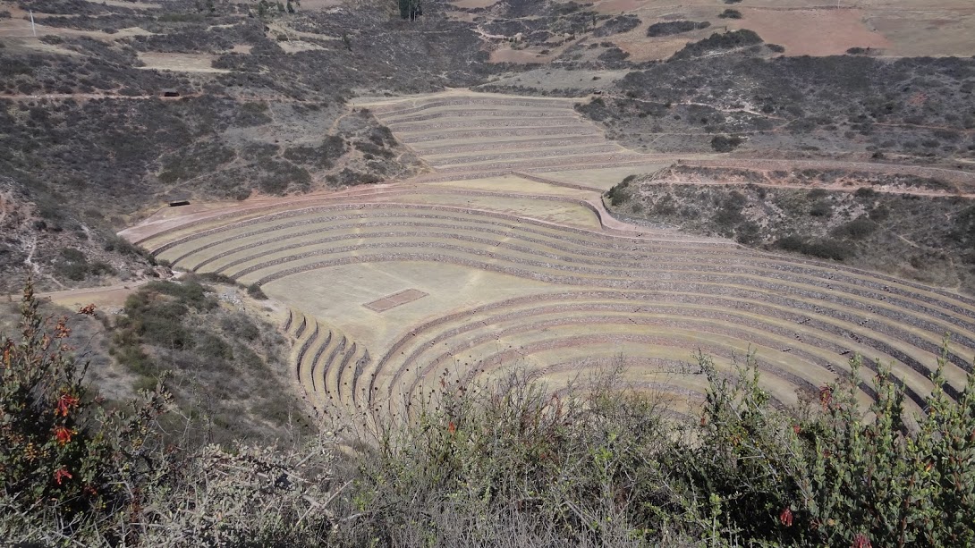 The Inca ruin Moray of Urubamba